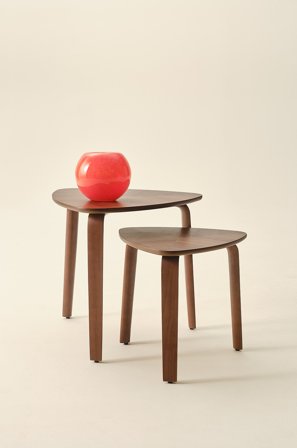 Jotex - Sidebord 2-pakke Valnøtt - TULUA - Kjøp Sidebord & småbord hos Jotex