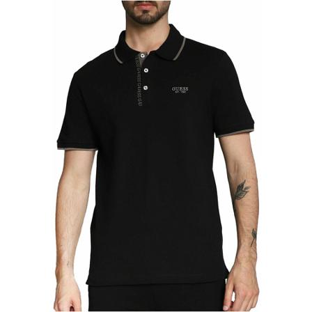 Guess, Polo Shirts Zwart, Heren, Maat:XL