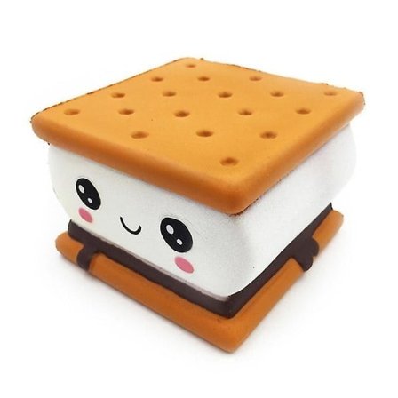 9,5 cm x 9 cm Jumbo Kawaii Popcorn Enhjørning Kage Squishy Donut Frugt Squishi Langsomt Stigende