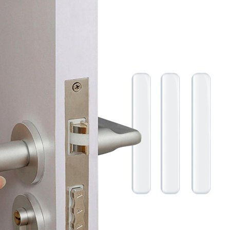 10-Pack - Väggskydd / Dörrstopp - Stötdämpande