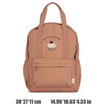 Skoleveske for barn Retro stil gutter, jenter, skoleveske brush junior