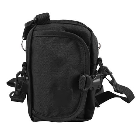 Herr Dam Universal Axelryggsäck Oxford Tyg Bröst Sling Bag med Svarta Hårdvarukrokar