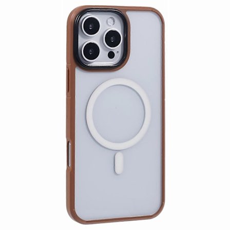 X-LEVEL Crystal Clear Series deksel til iPhone 16 Pro Max TPU+PC telefondeksel Kompatibelt med MagSafe