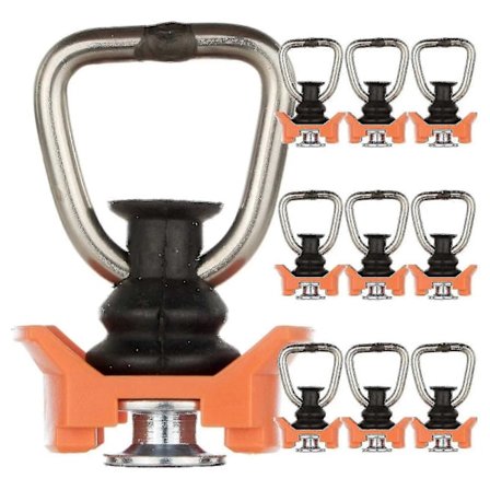 10 stk. Enkel Feste Endebeslag Festebeslag Surringsring For Flyskinne Surreskinne For Bobil