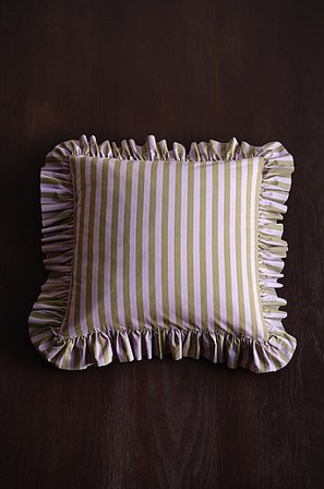 Jotex - 50x50 Cm Kissenbezug Lila/khaki - FREDDIE - Kaufe Dekokissen und Kissenbezüge bei Jotex