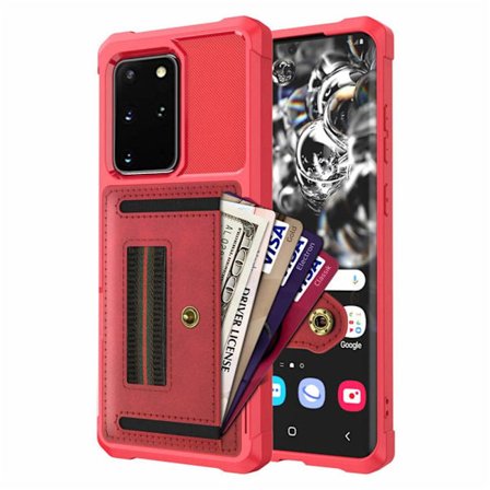 Samsung Galaxy S20 Plus - Professionellt Skal med Kortfack