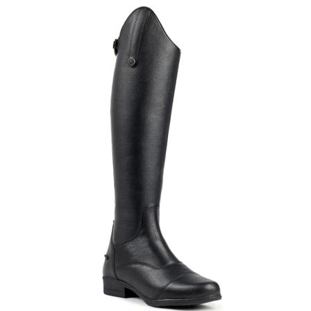 Moretta Dam/Dam Carla Läder Långa Ridstövlar 7 UK Slim Black 7 UK Slim