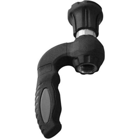 Vedenkestävä suihkupää käsikäyttöinen säädettävä suihkupää Puutarha Nurmikko Paineistettu Vedenkestävä suihkupää Monitoiminen suihkupää (1 kpl Musta)