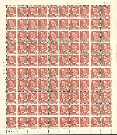 Danmark - AFA 337c postfrisk helark