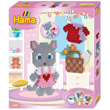 Hama Midi Gift Box Dress Up Cat 2500 Pärlor