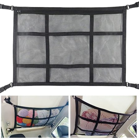 Biltagnet til loftet, 54x80cm justerbart biltagnet, dobbelt