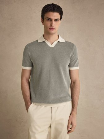 John Henric Men's Grünes Poloshirt Size XXL