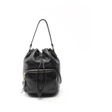 Prada Vintage Prada Glace Calf Double HandTas , Zwart , Dames , Maat: ONE Size Vintage Tassen