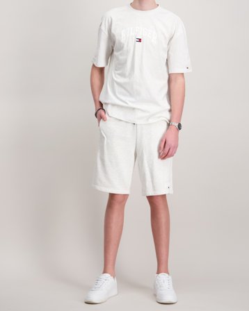 Tommy Hilfiger HILFIGER VARSITY SWEATSHORT Grå Shorts Kille - Kids Brand Store