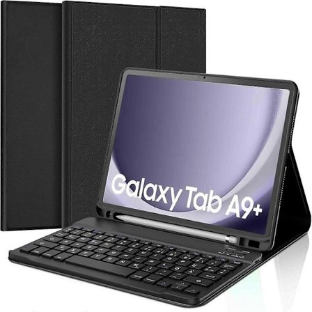 Näppäimistö Tablet A9 Plus - Galaxy Tab A9 Plus Kotelo Näppäimistöllä, [QWERTZ Saksa] Näppäimistö Magneettinen Langaton Bluetooth Irrotettava