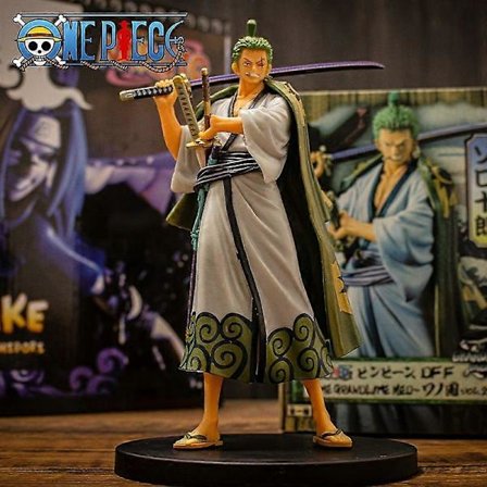 One Piece Figurer Roronoa Zoro Anime Action Figur 17Cm, Pvc Figurer Leker Samling[D]