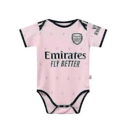 2022-2023 Unik Fotbollströja för Småbarn Kortärmad Jumpsuit 6-18 Månader