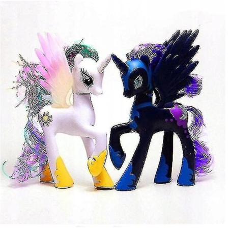 2 stk. My Little Pony Prinsesse Luna Celestia Sæt