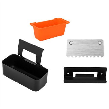 Fettfanger og oppbevaringsbeholder i silikon, passer til 17, 22, 28, 30 og 36 tommer for felle