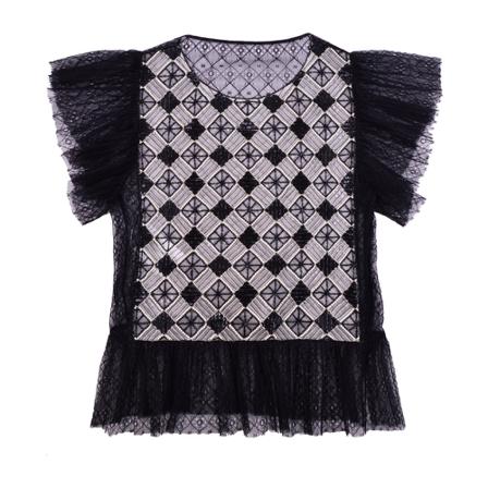 Alberta Ferretti T-Shirts Sort, Dame