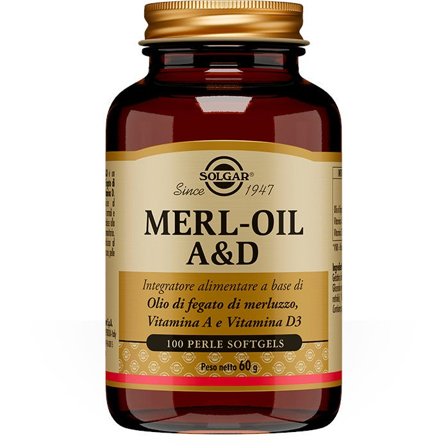Solgar Merl Oil A&D 100 Perle Softgel