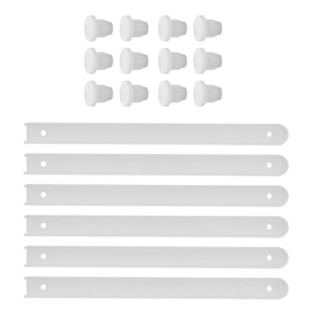 3 Sett Plast Skuffeskinner Skuffeutskiftningsdeler Skuffeskinner Skuffespor Skinner