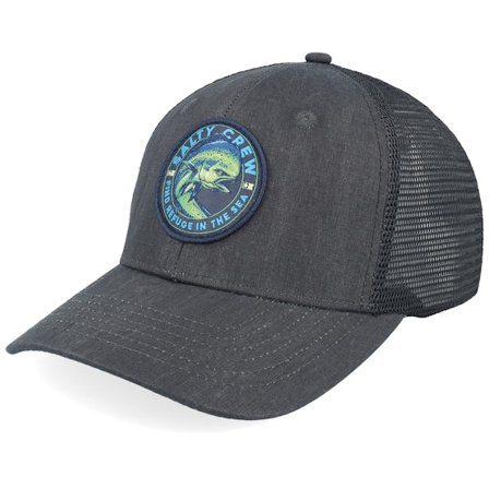 Salty Crew - Black - trucker - Cap - Mahi Club Retro Black Trucker - Hatstore