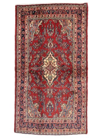 Hamadan Rug 128X221 Wool, Persia