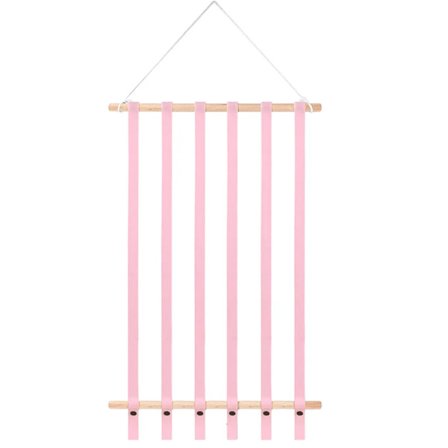 Veggmontert hylle for hodeplagg, barnehårnåler og håraccessoarer oppbevaring,(2)