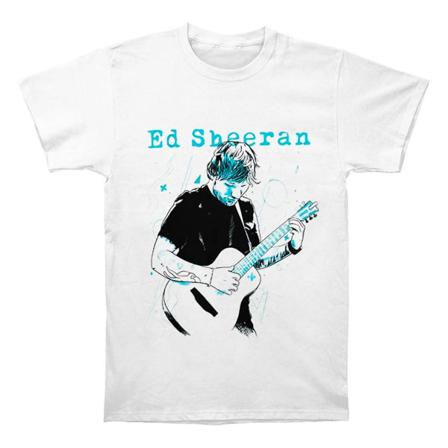 Ed Sheeran Guitar Line Illustration T-shirt M