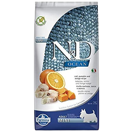 Farmina - Dog N&D Pumpkin Codfish & Orange Adult Mini 7 kg - Hund - Hundefôr & hundemat - Tørrfôr for hund - ZOO.no