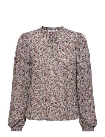 Ennis Rikkelie Ls Top Aop Patterned MOSS COPENHAGEN