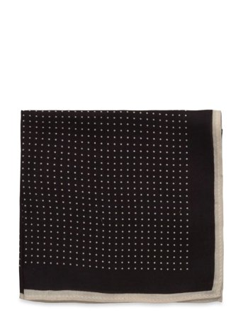 Hankie With Dots Black Lindbergh Black