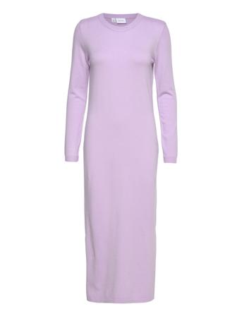Vielasta O-Neck L/S Knit Dress/Ld Purple Vila