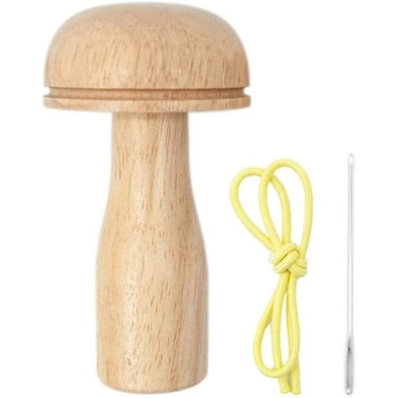 DIY Stoppe-sopp, Stoppe-sopp i Tre, Sokk-Stoppe-sopp, Tre-Stoppe-sopp, Sy (2 stk, Tre-Farge)