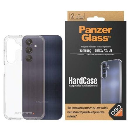 PanzerGlass Kovakotelo D3O Bio Military Grade Samsung Galaxy A25 5G - läpinäkyvä
