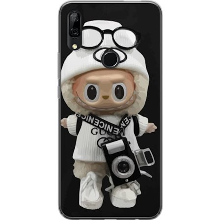 Yhteensopiva Puhelinkuori Huawei Huawei P Smart Z Tyylikäs muotoilijafiguuri kameralla ja katutyyliä, leikkisä keräilyfiguuri trendikkäässä kau