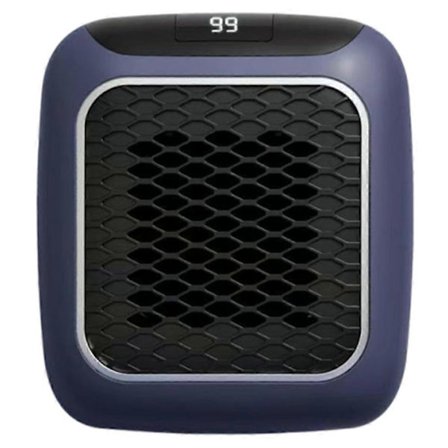 Ny Opgraderet 800W Vægmonteret Mini Varmeblæser med Fjernbetjening - Digital Elektrisk Varmeblæser PTC Hurtig Opvarmning til Hjemme- og 