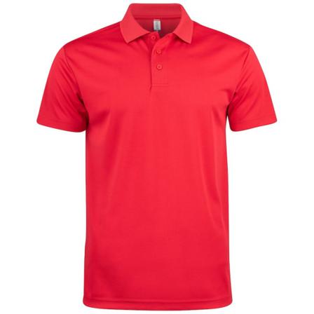 Clique Unisex Vuxen Basic Aktiv Pikétröja M Röd