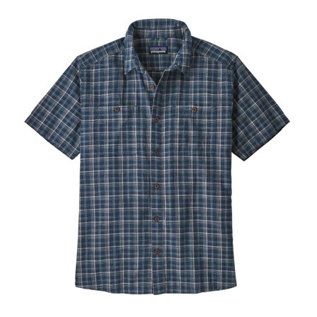 Patagonia Men's Back Step Shirt Men short-sleeved shirts Blue S