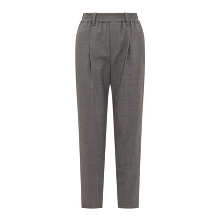 Brunello Cucinelli Broek , Grijs , Dames , Maat: S