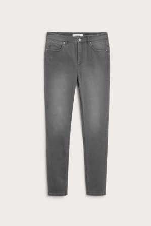 Kappahl | Super Slim Jeans High Waist | Hopeanharmaa