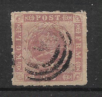 Danmark 1863 - AFA 10 - Stemplet