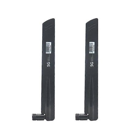 2 st 3G 4G 5G Antenn 600-6000MHz 18DBi Förstärkning SMA Hane för Trådlöst Nätverkskort Wifi Router Hög S