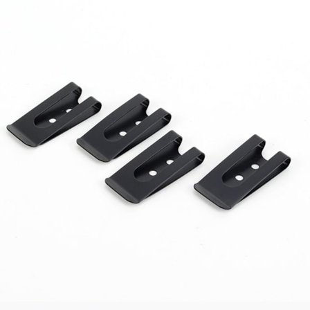 4 STK Mini Pocket Clip Spænde Lommelygte Clip Small