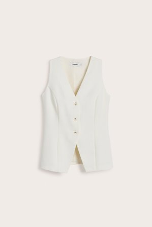 Kappahl | Vest Offwhite 36 | Offwhite