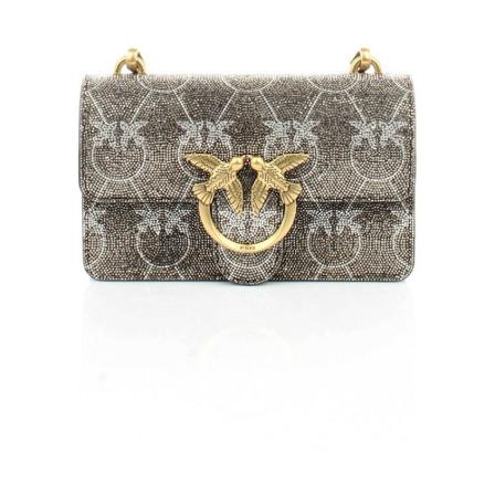 Pinko, Shoulder Bags Szary, Kobieta, Rozmiar: ONE Size
