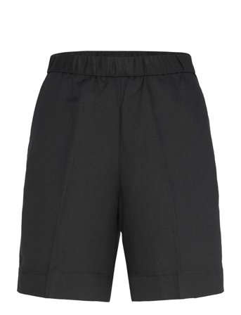 Rel Linen Blend Pull On Shorts Black GANT