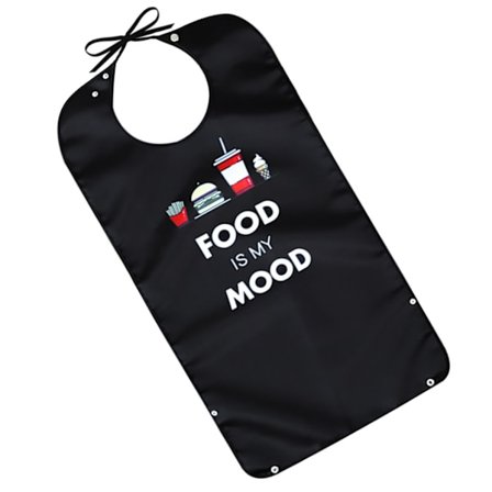 Smekker for voksne menn kvinner eldre funksjonshemmede vanntett smekke vaskbar smekke med trykknapper klesbeskyttelsessmekke