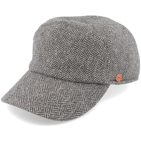 Mayser - Grå earflap Keps - Maxim Premium Grey Earflap @ Hatstore